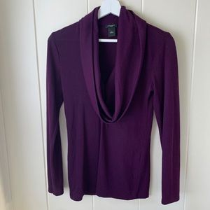 ANN TAYLOR | Women’s purple long sleeve shirt